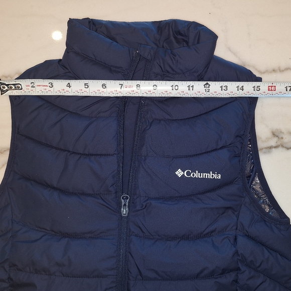 NWT Columbia Small Navy Blue Women's Powder Lite Quilted Vest - Picture 5 of 7